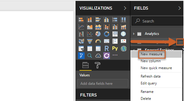 Create Calculated Field with New Measure