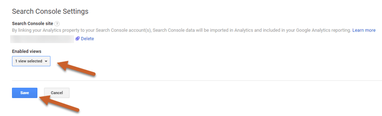 Save Search Console Data