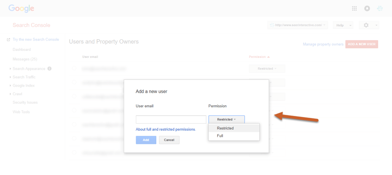User Type Selection